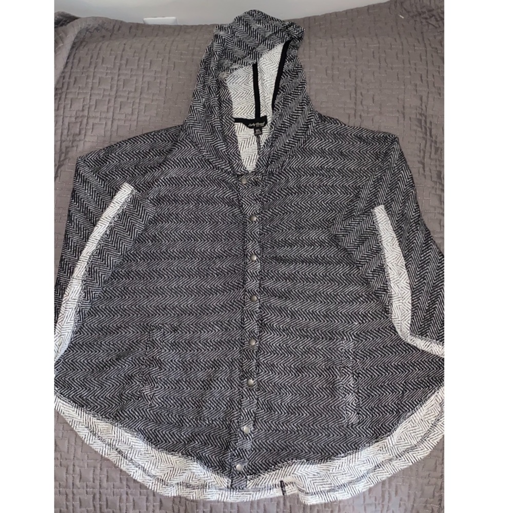 Button down Poncho w/ pockets